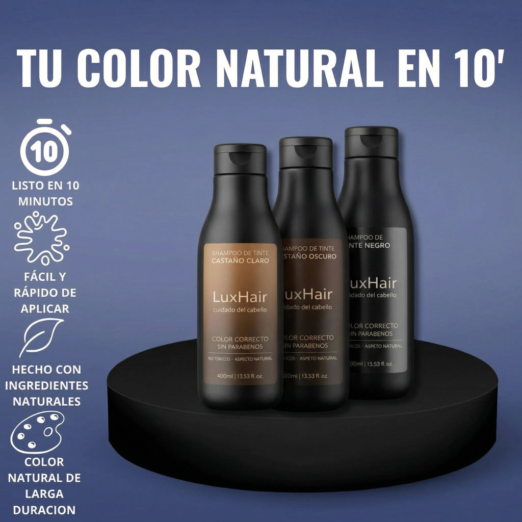 LuxHair: Cubrí tus canas en 10 minutos sin tinturas complicadas