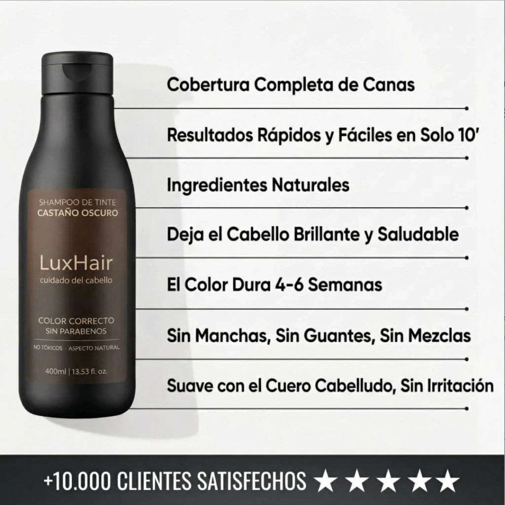 LuxHair: Cubrí tus canas en 10 minutos sin tinturas complicadas
