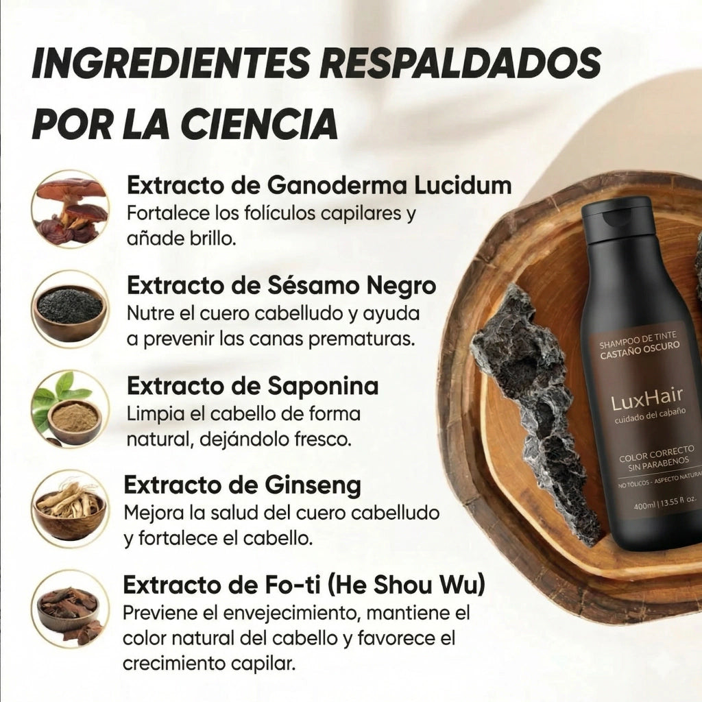LuxHair: Cubrí tus canas en 10 minutos sin tinturas complicadas